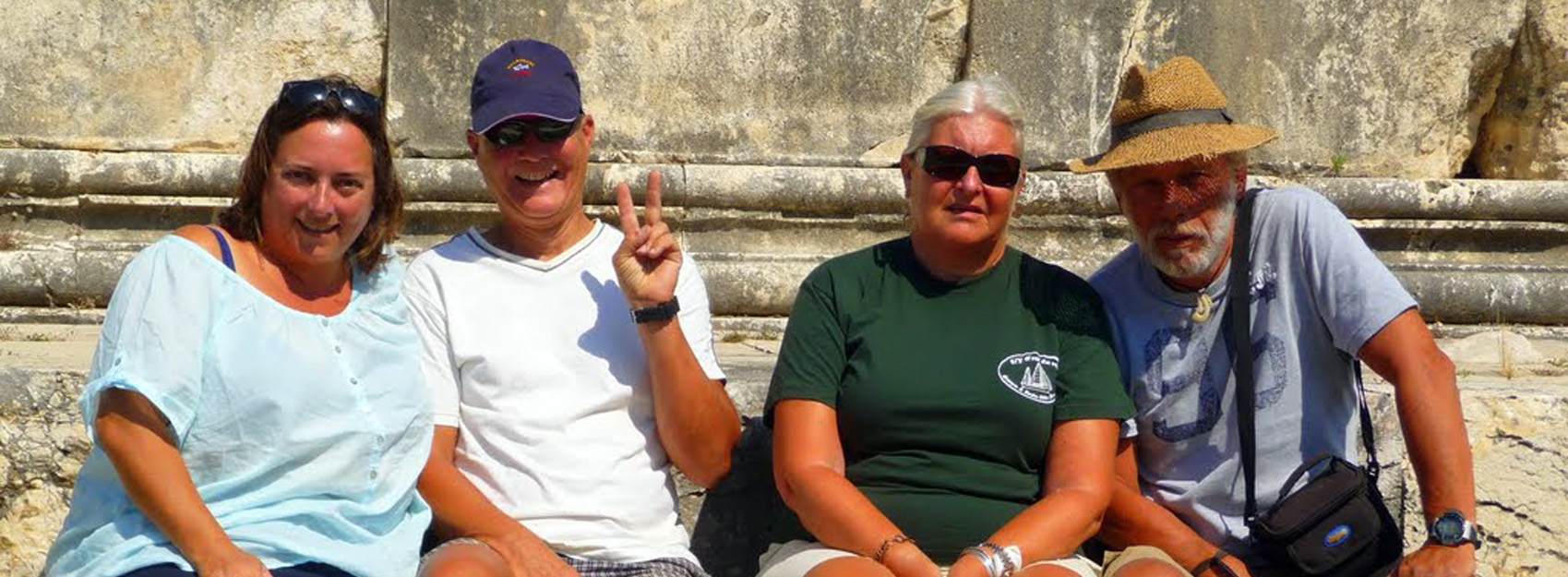 Elly, Per, Caryn and Svein in Turkey