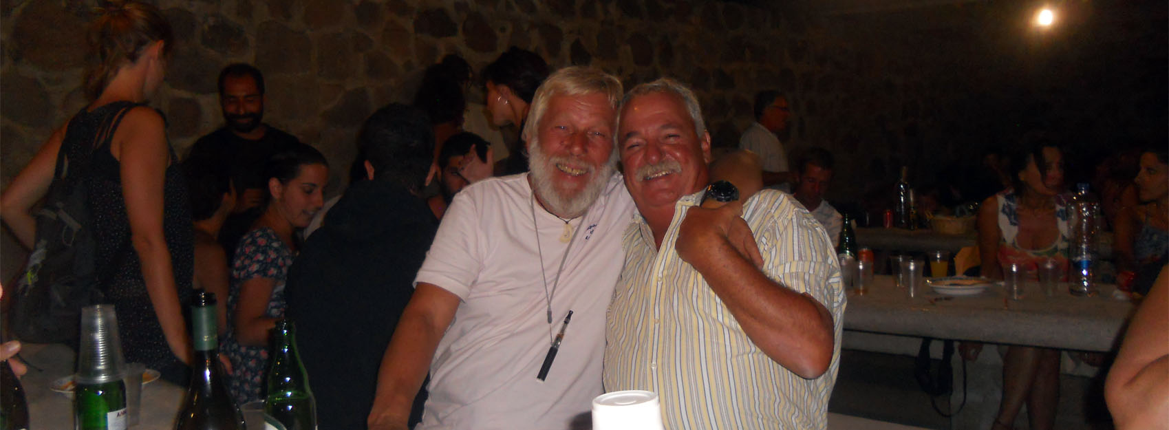 Svein And Mike at Kyra Panagia Monastery Festival